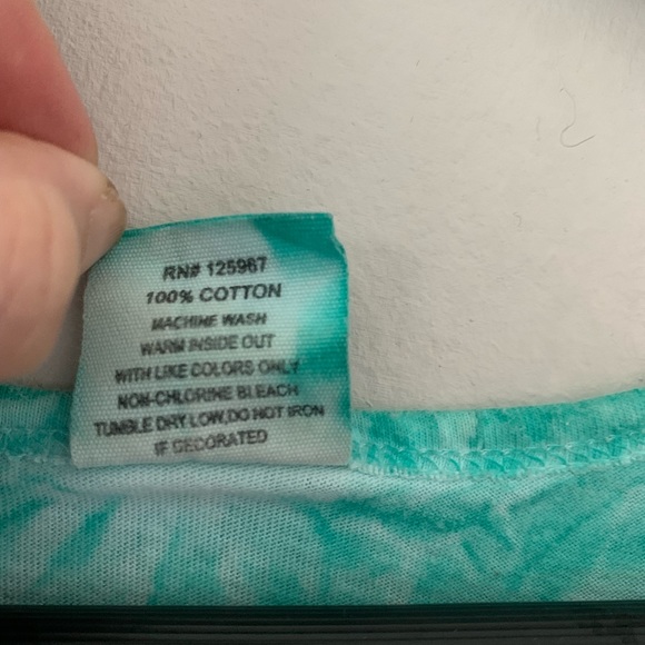 Vintage Retro Tie Dye Daytona Beach Sleeveless Fringe Swim Coverup Size XL - Picture 4 of 8